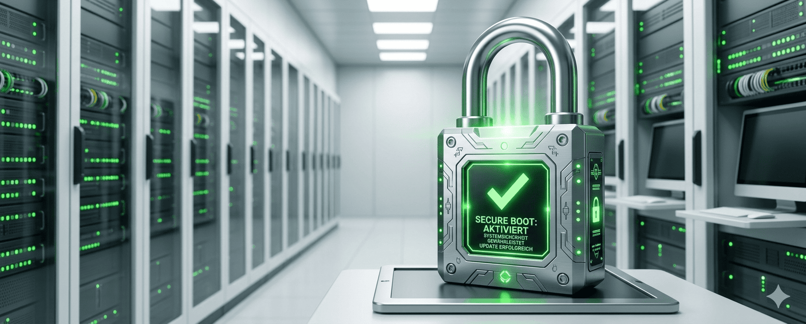Sicheres System nach Secure Boot Update